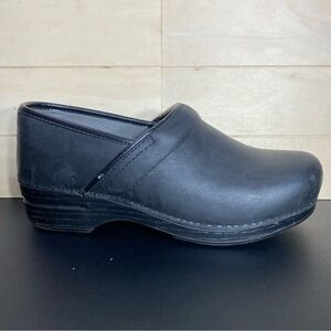 Dansko Professional Clogs XP Black Leather Women's Size 10 Shoes EU40